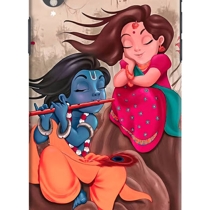 Radhe Krishna iPhone XR Hard Case Back Cover by Casekaro