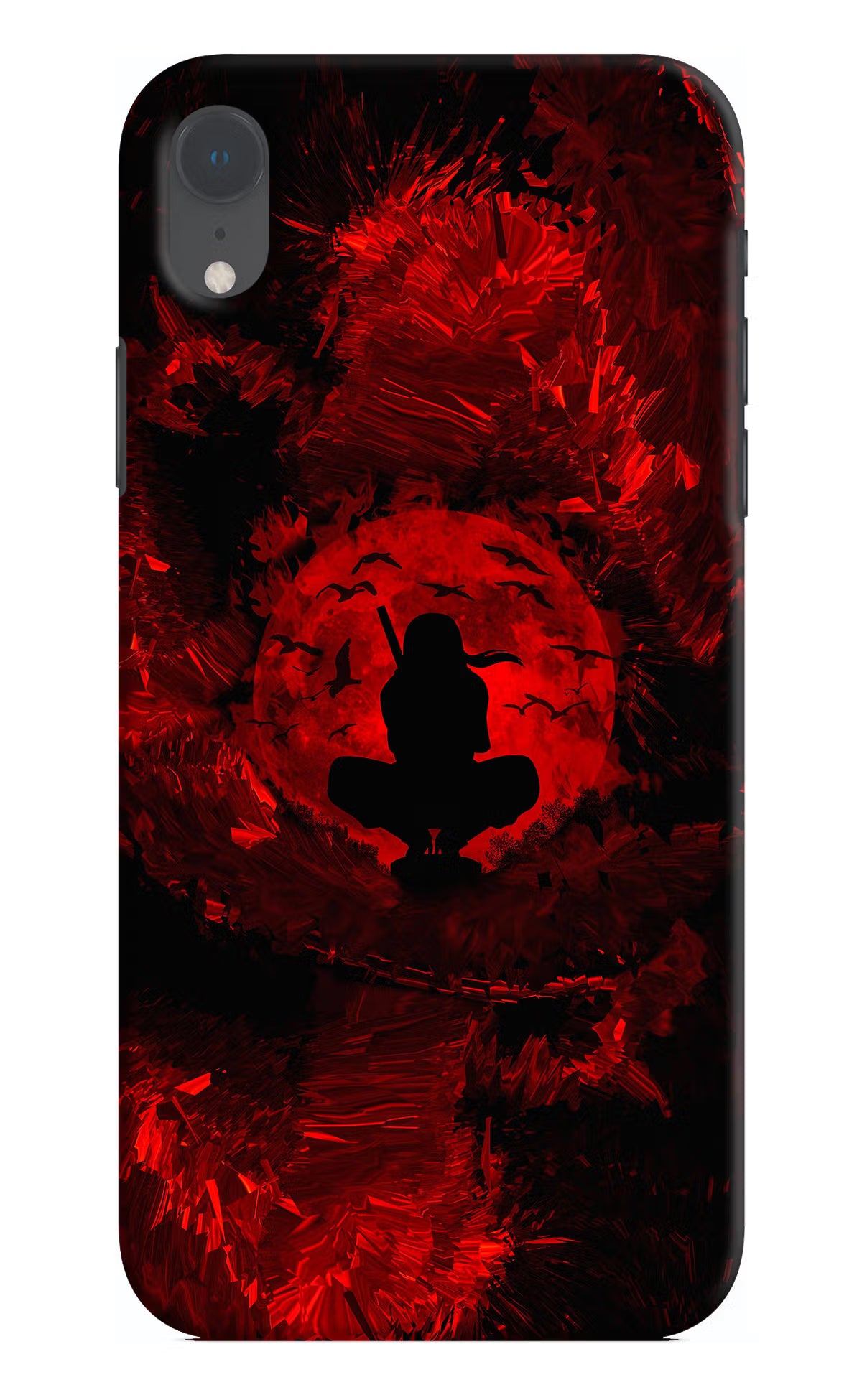 Itachi Uchiha iPhone XR Hard Case Back Cover by Casekaro