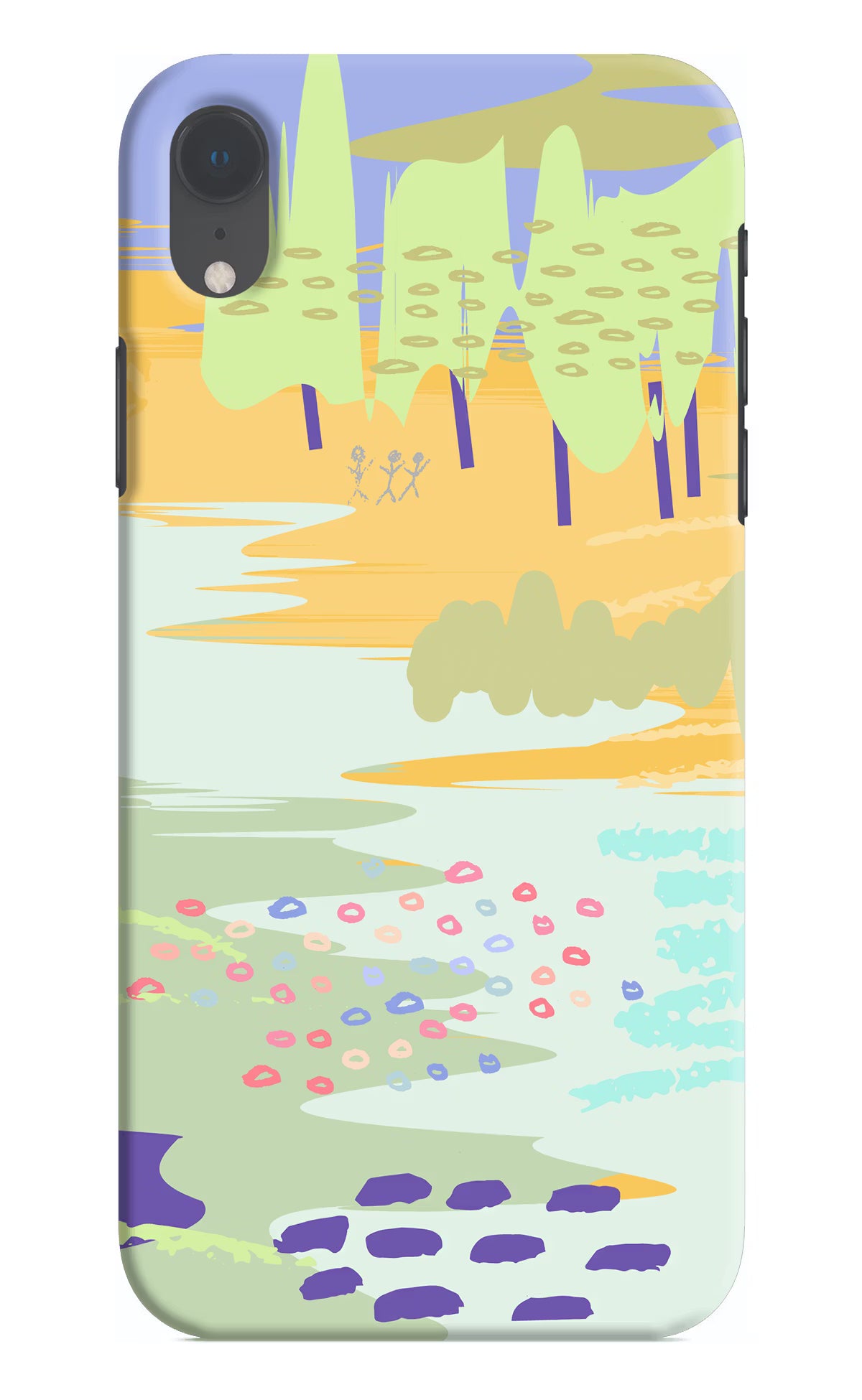 Scenery iPhone XR Hard Case Back Cover by Casekaro