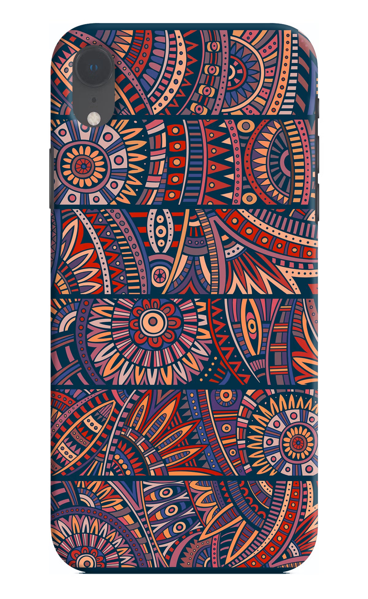 African Culture Design iPhone XR Hard Case Back Cover by Casekaro
