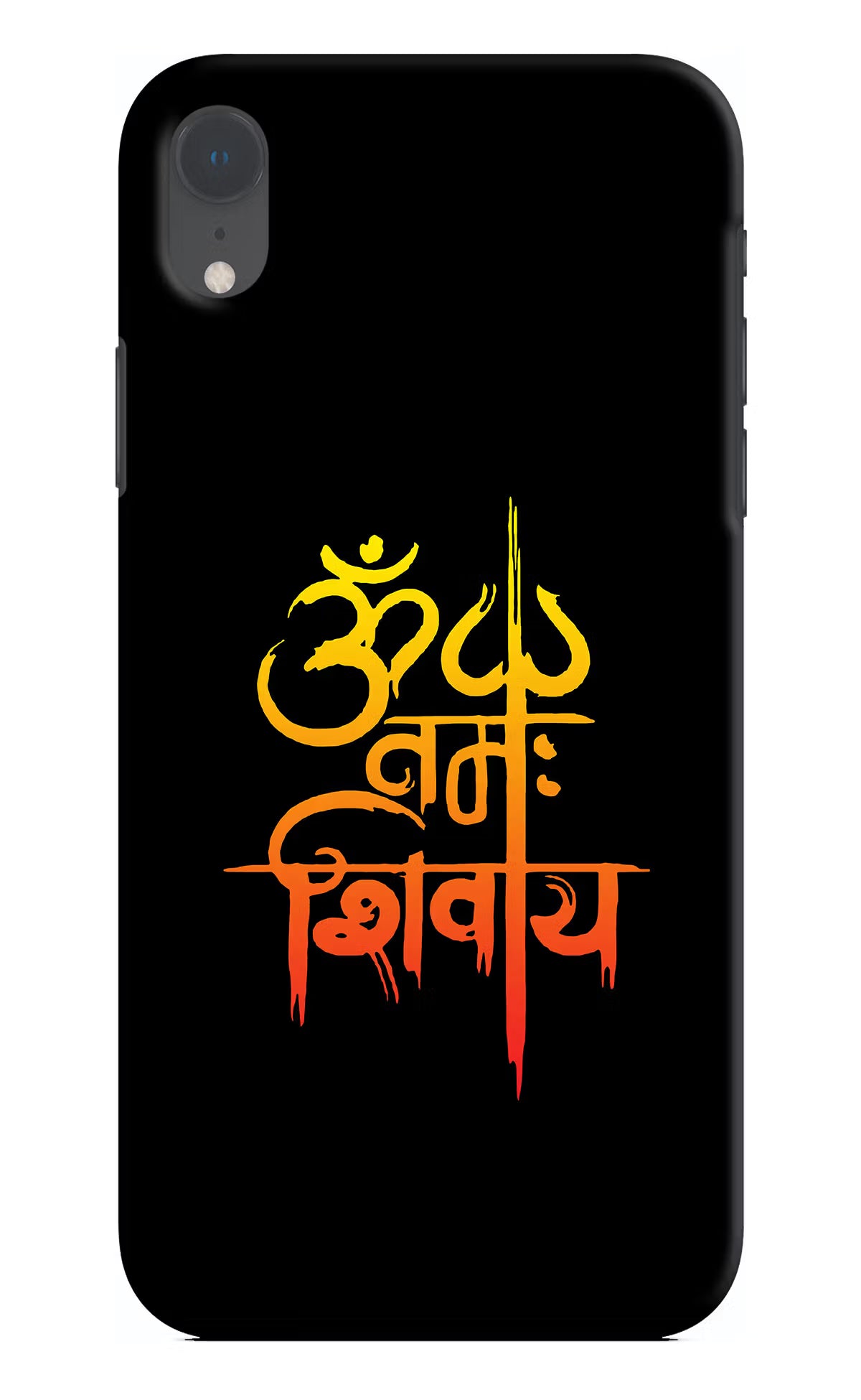 Om Namah Shivay iPhone XR Hard Case Back Cover by Casekaro