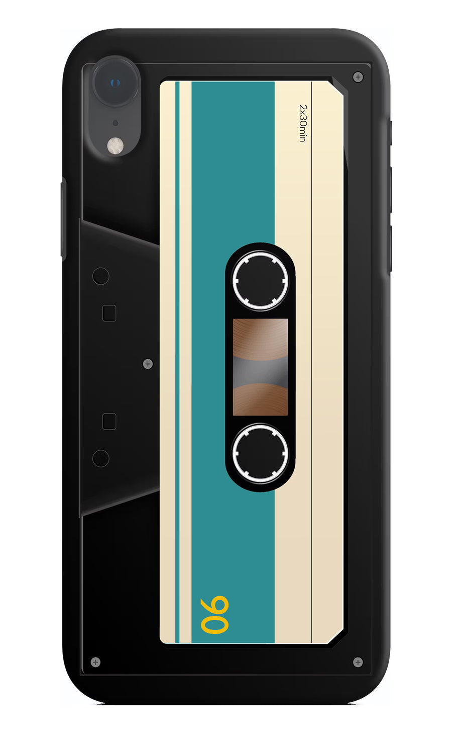 Cassette iPhone XR Back Cover, Hard case