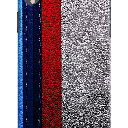 BMW Stripes iPhone XR Hard Case Back Cover by Casekaro