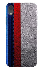 BMW Stripes iPhone XR Hard Case Back Cover by Casekaro