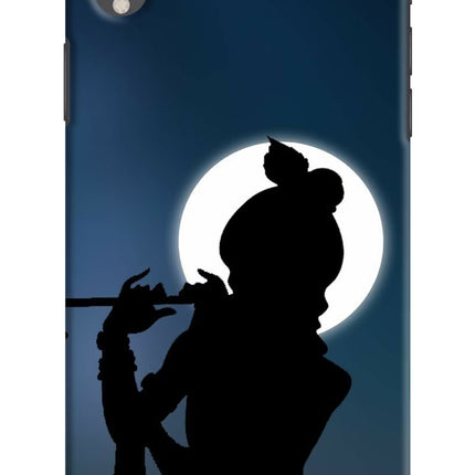 Shri Krishna Silhouette iPhone XR Hard Case Back Cover by Casekaro