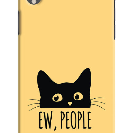 Ew People Catitude iPhone XR Hard Case Back Cover by Casekaro