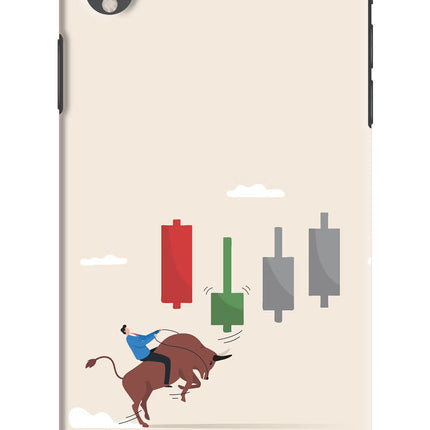 Bull Trading Momentum iPhone XR Hard Case Back Cover by Casekaro