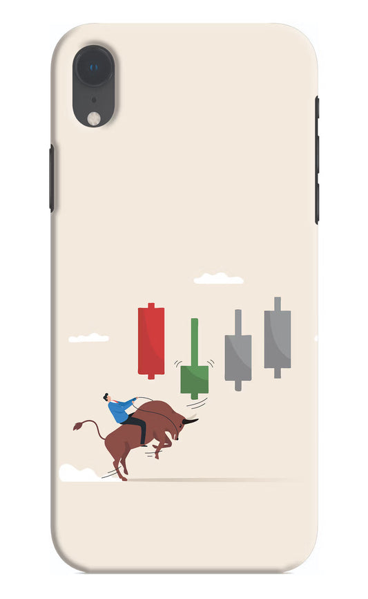 Bull Trading Momentum iPhone XR Hard Case Back Cover by Casekaro