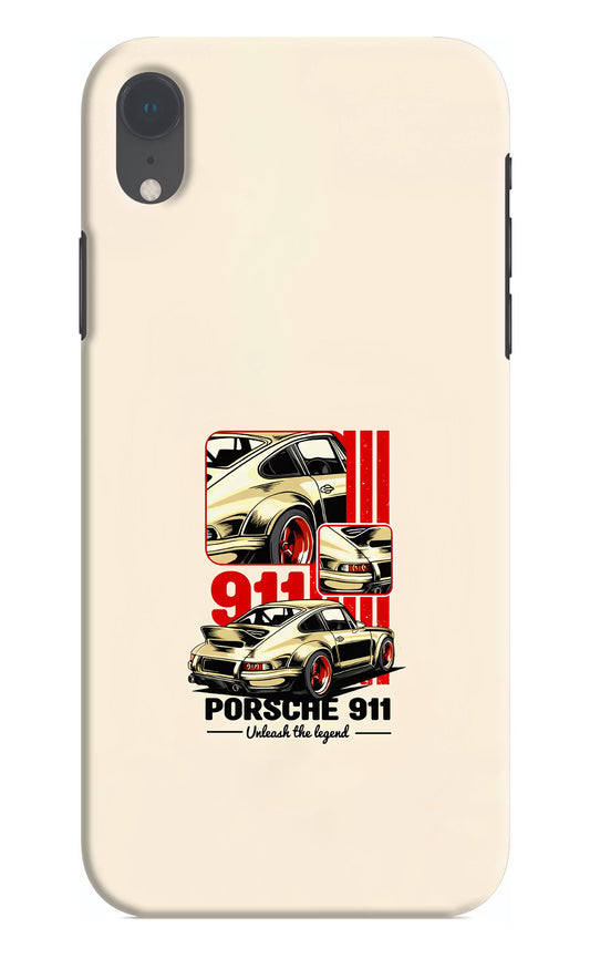 Classic Porsche 911 iPhone XR Hard Case Back Cover by Casekaro
