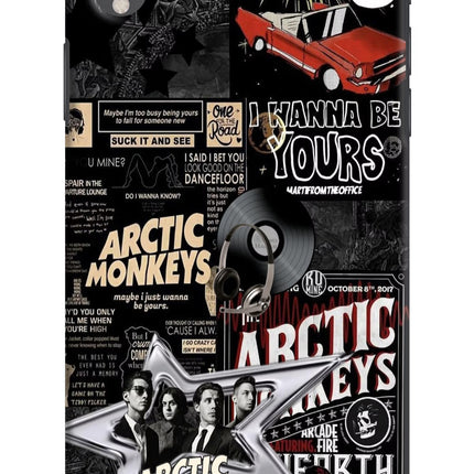 Arctic Monkeys iPhone XR Hard Case Back Cover by Casekaro