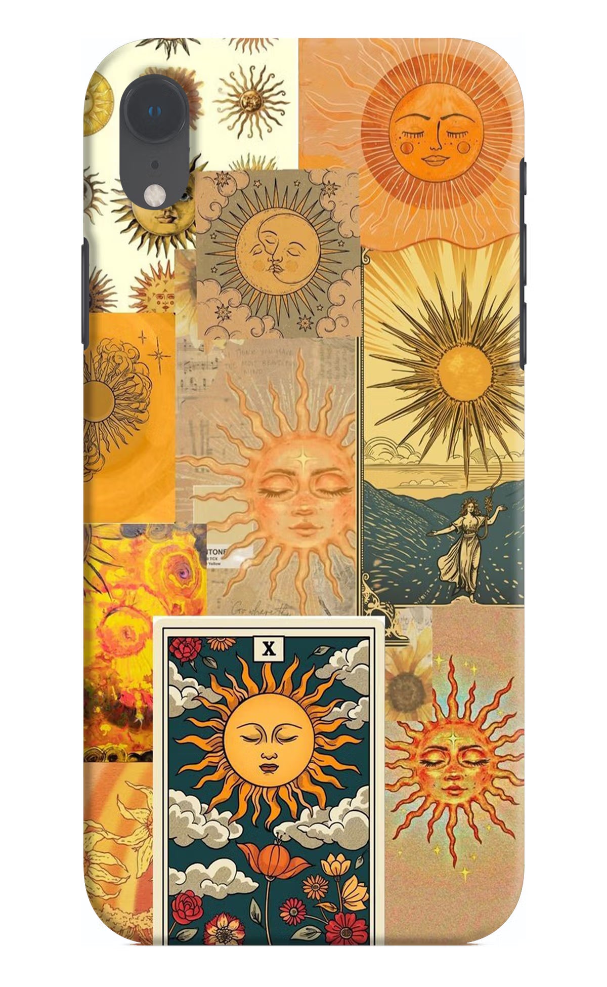 Sun iPhone XR Hard Case Back Cover by Casekaro