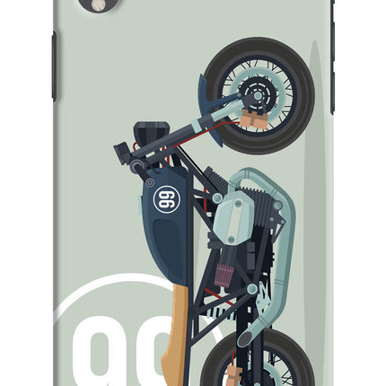 Classic Cafe Racer 99 iPhone XR Hard Case Back Cover by Casekaro