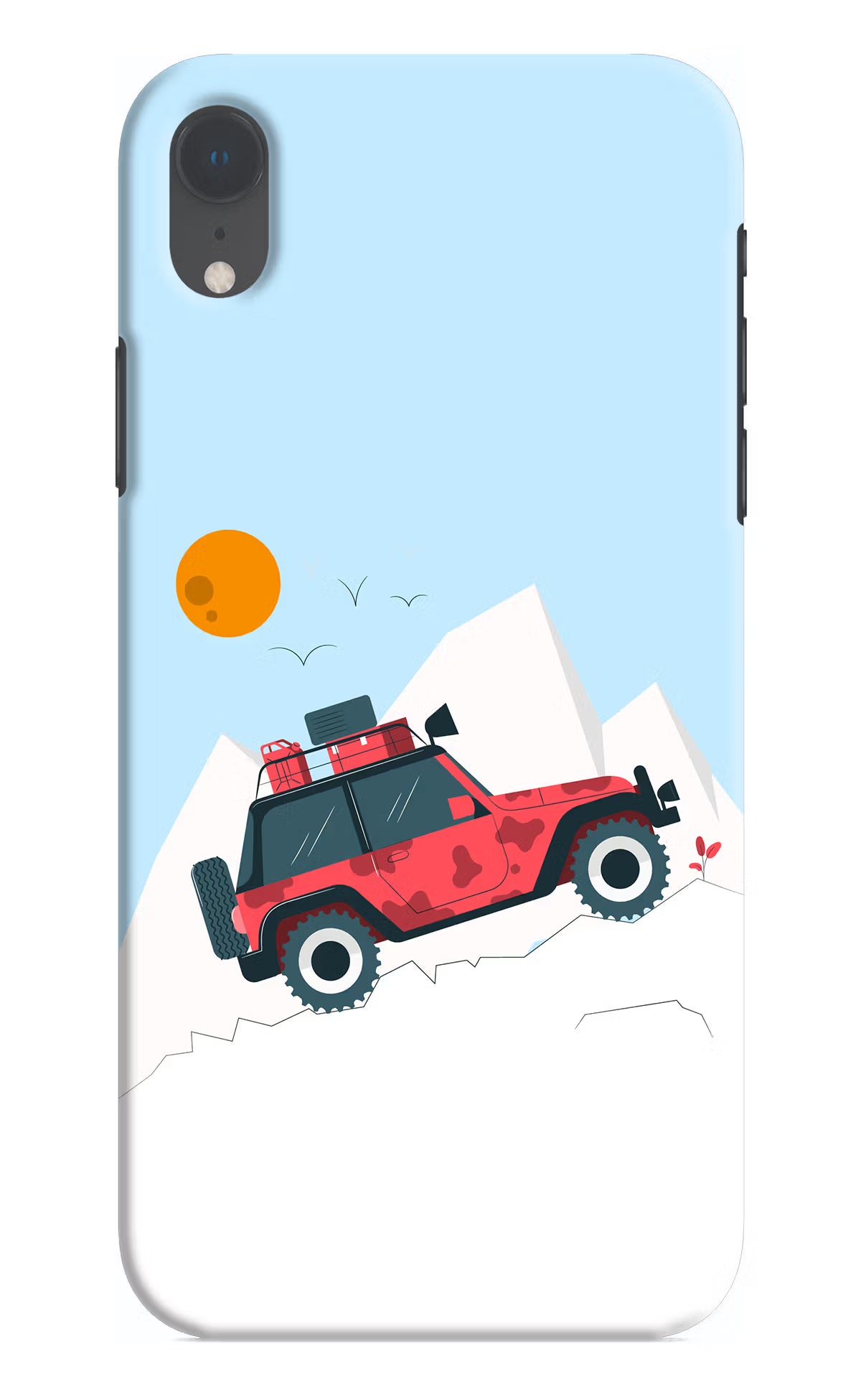 Mountain Trail Beast iPhone XR Hard Case Back Cover by Casekaro