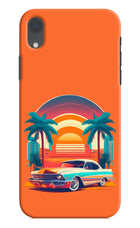 Palm Drive 80s iPhone XR Hard Case Back Cover by Casekaro