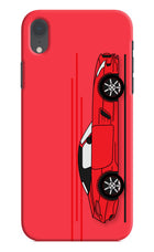 Red Velocity iPhone XR Hard Case Back Cover by Casekaro