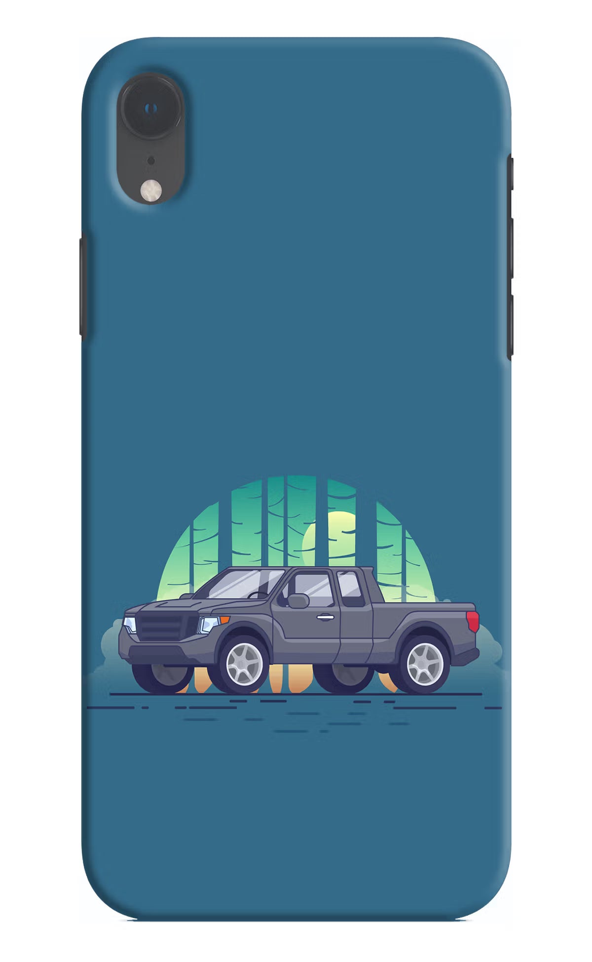 Retro Garage Vibe iPhone XR Hard Case Back Cover by Casekaro