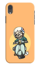 Undead Biker iPhone XR Hard Case Back Cover by Casekaro