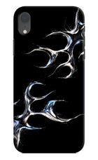 Chrome Tribal iPhone XR Hard Case Back Cover by Casekaro