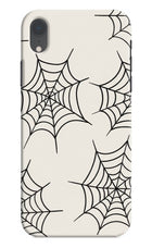 Spider Web iPhone XR Hard Case Back Cover by Casekaro