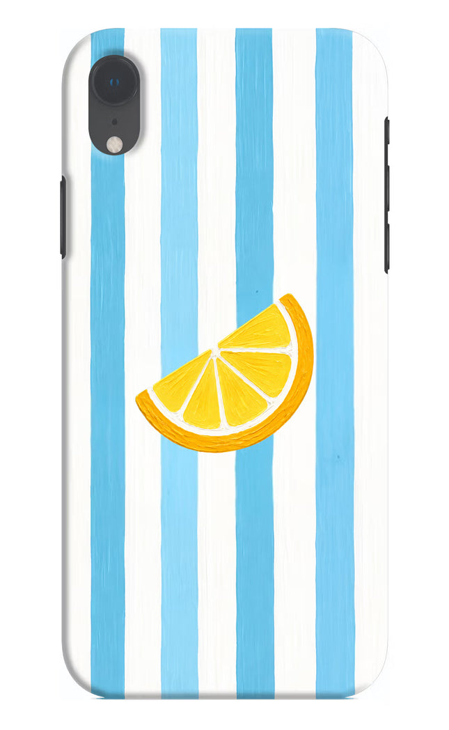 Summer Lemon iPhone XR Hard Case Back Cover by Casekaro