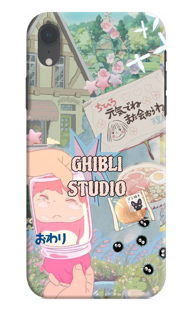 Studio Ghibli iPhone XR Hard Case Back Cover by Casekaro