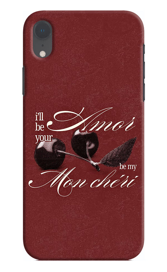 Velvet Cherry iPhone XR Back Cover
