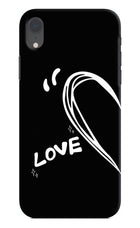 Love Line iPhone XR Hard Case Back Cover by Casekaro