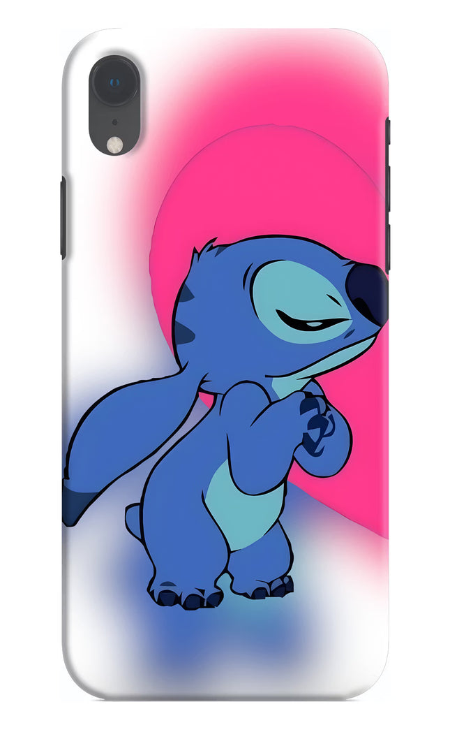 Stitch Hug iPhone XR Hard Case Back Cover by Casekaro