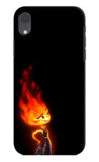 Ember Flame iPhone XR Hard Case Back Cover by Casekaro