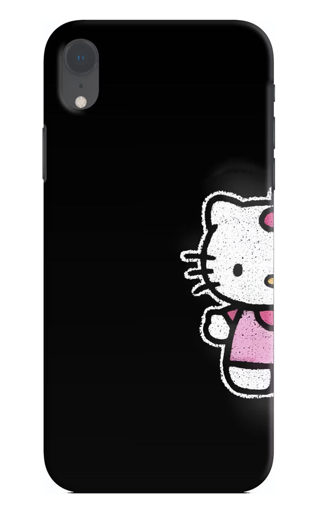 Kitty Charm iPhone XR Hard Case Back Cover by Casekaro