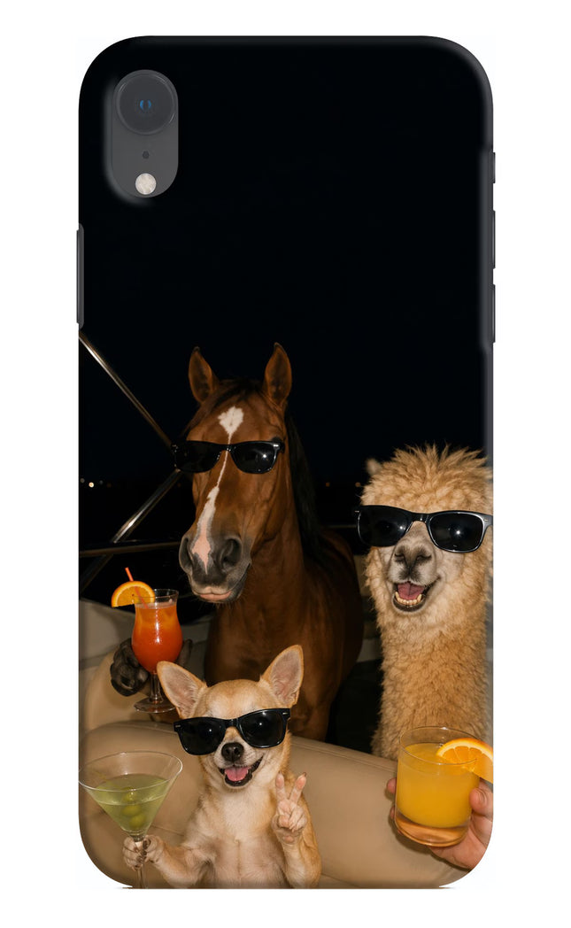 Party Squad iPhone XR Hard Case Back Cover by Casekaro