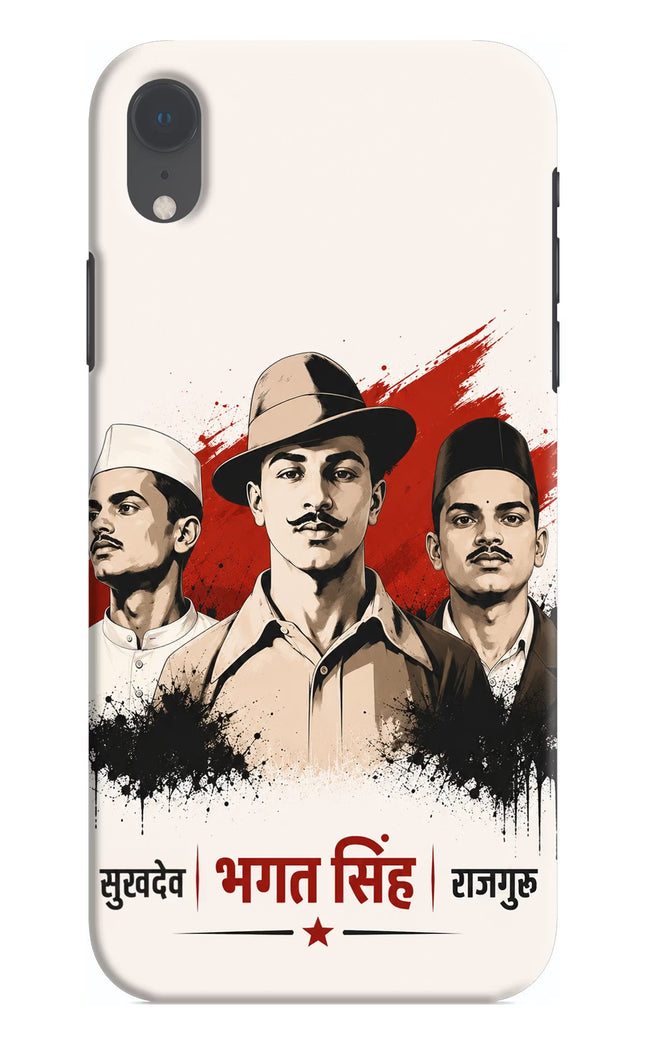Bhagat Singh Trio iPhone XR Hard Case Back Cover by Casekaro