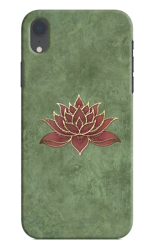 Lotus Grace iPhone XR Hard Case Back Cover by Casekaro