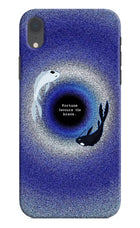 Dark Koi iPhone XR Hard Case Back Cover by Casekaro