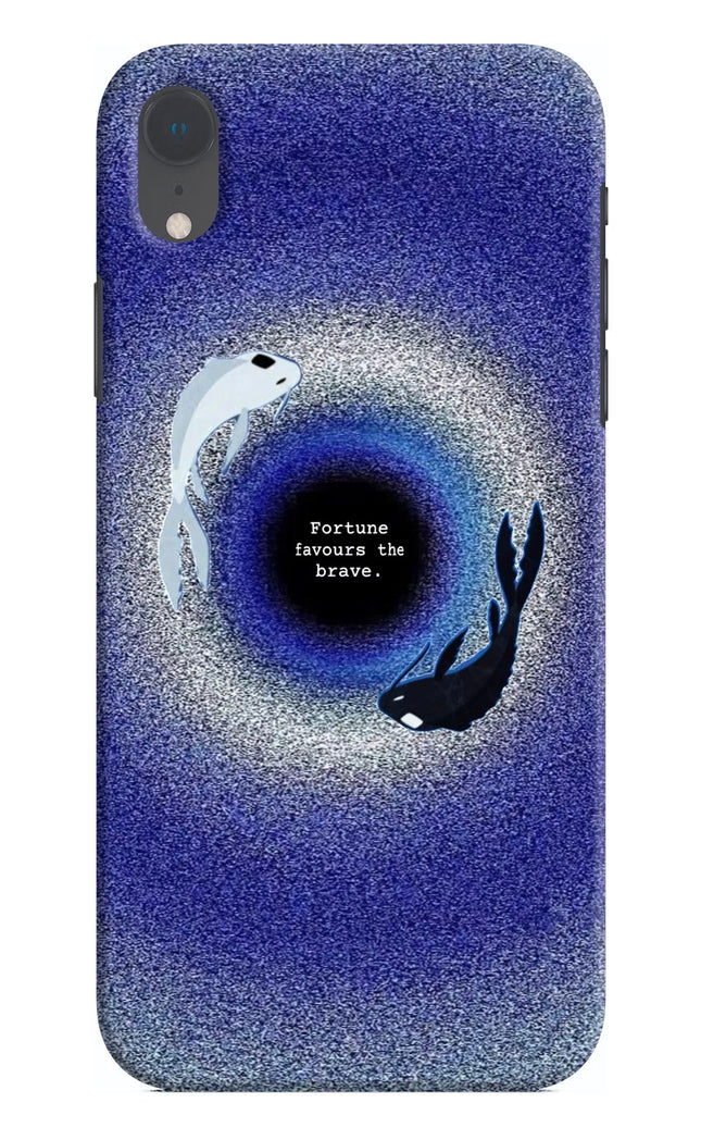 Dark Koi iPhone XR Hard Case Back Cover by Casekaro