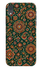 Green Pataka iPhone XR Hard Case Back Cover by Casekaro