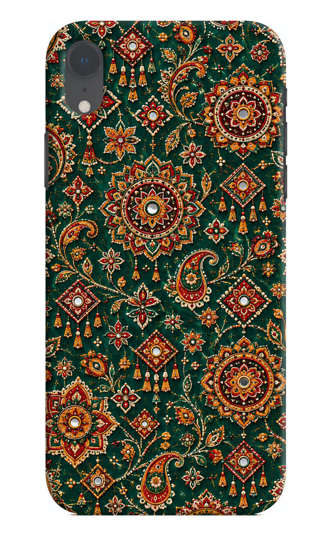 Green Pataka iPhone XR Hard Case Back Cover by Casekaro