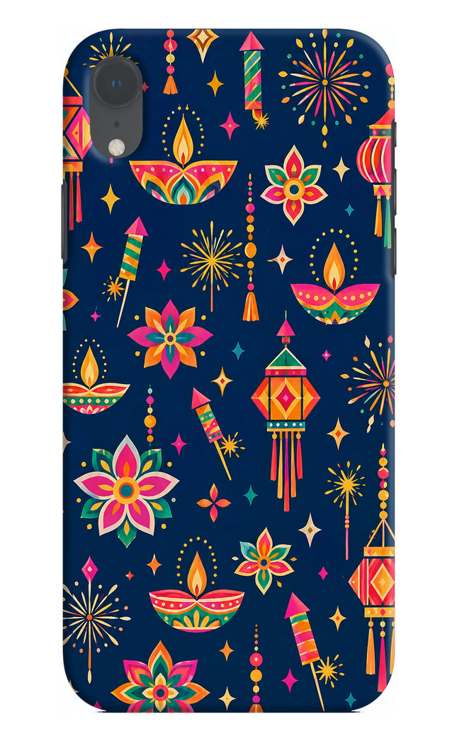 Festive Pop iPhone XR Hard Case Back Cover by Casekaro