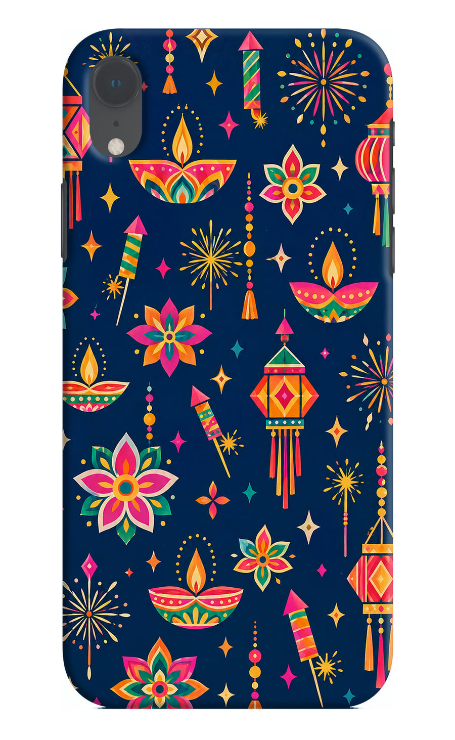 Festive Pop iPhone XR Back Cover, Hard case