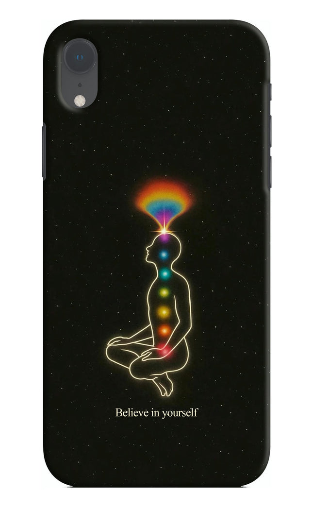 Believe in yourself iPhone XR Back Cover