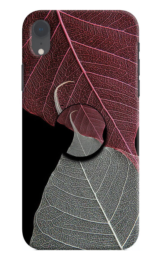 Leaf Pattern iPhone XR Pop Case by Casekaro