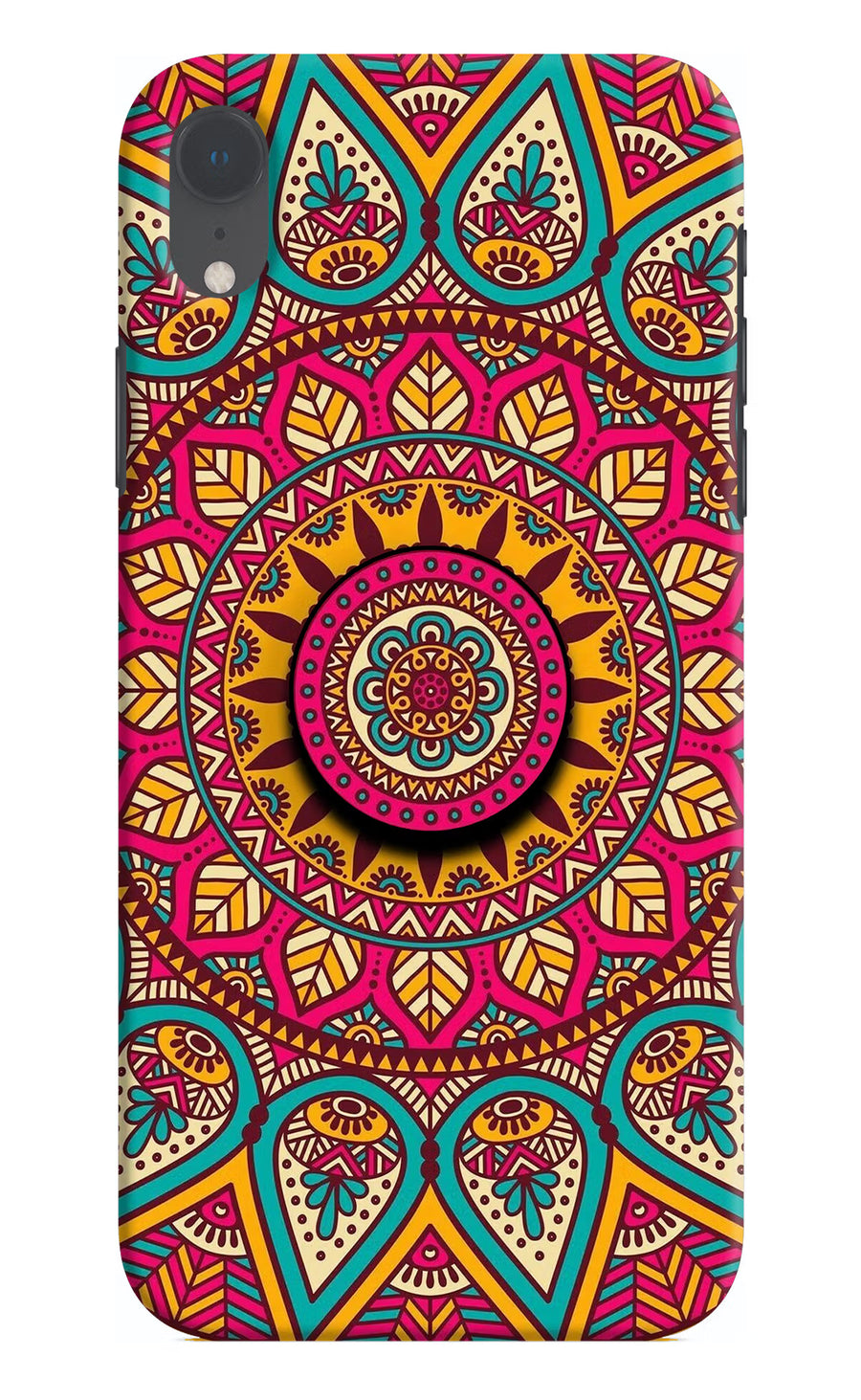 Mandala iPhone XR Pop Case, Hard case