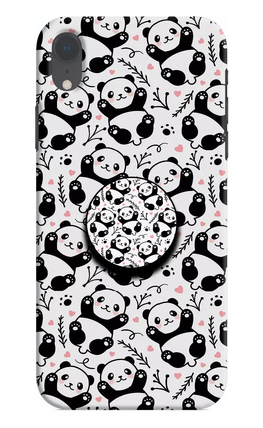 Cute Panda iPhone XR Pop Case, Hard case