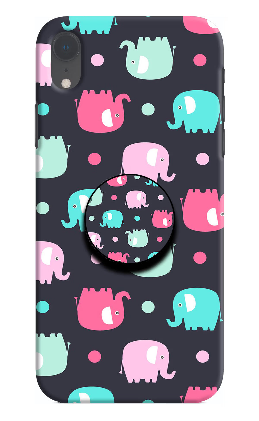 Baby Elephants iPhone XR Pop Case, Hard case