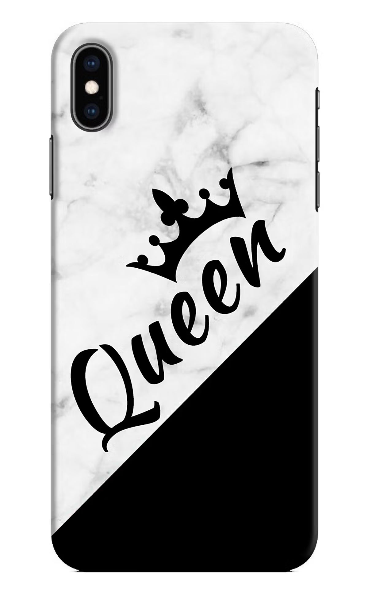Queen iPhone XS Max Hard Case Back Cover by Casekaro