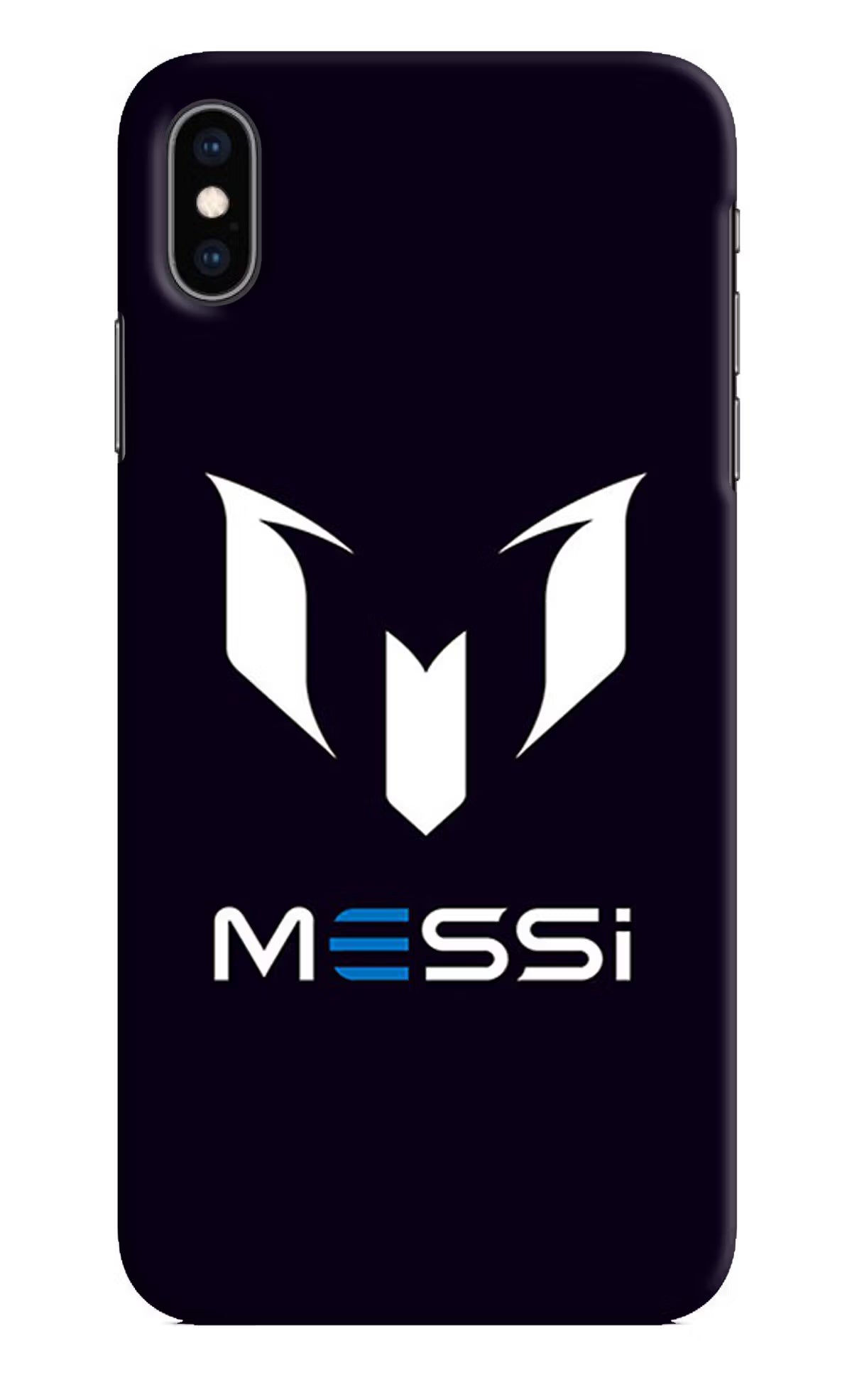 Messi Logo iPhone XS Max Hard Case Back Cover by Casekaro