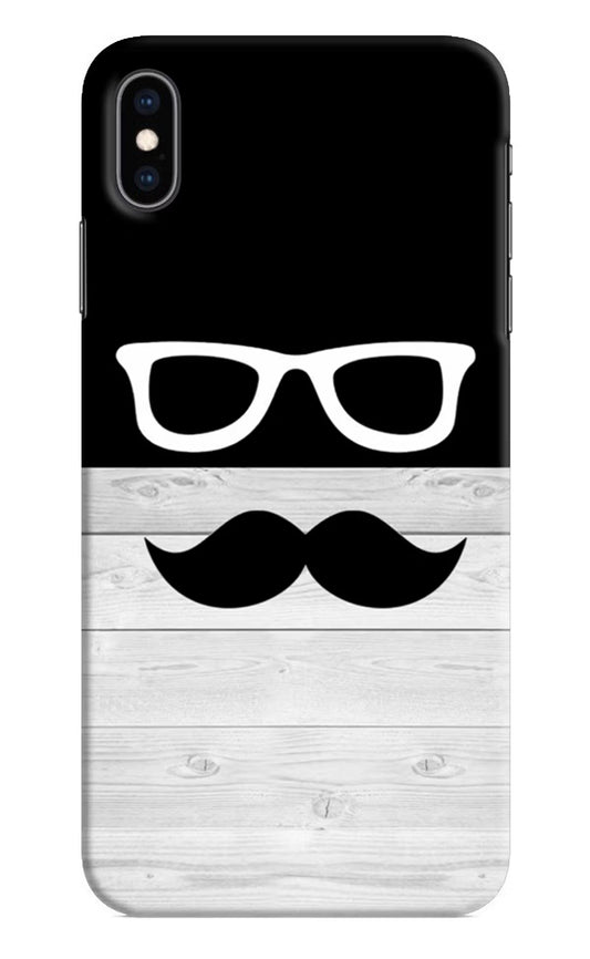 Mustache iPhone XS Max Hard Case Back Cover by Casekaro