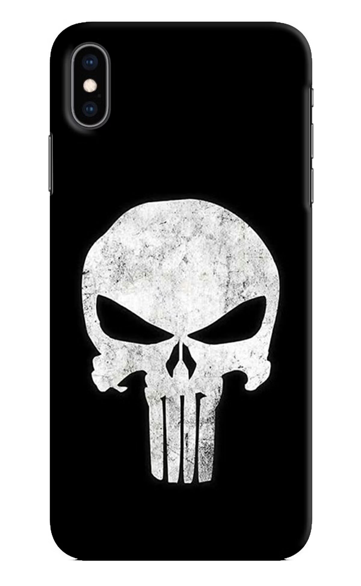 Punisher Skull iPhone XS Max Hard Case Back Cover by Casekaro