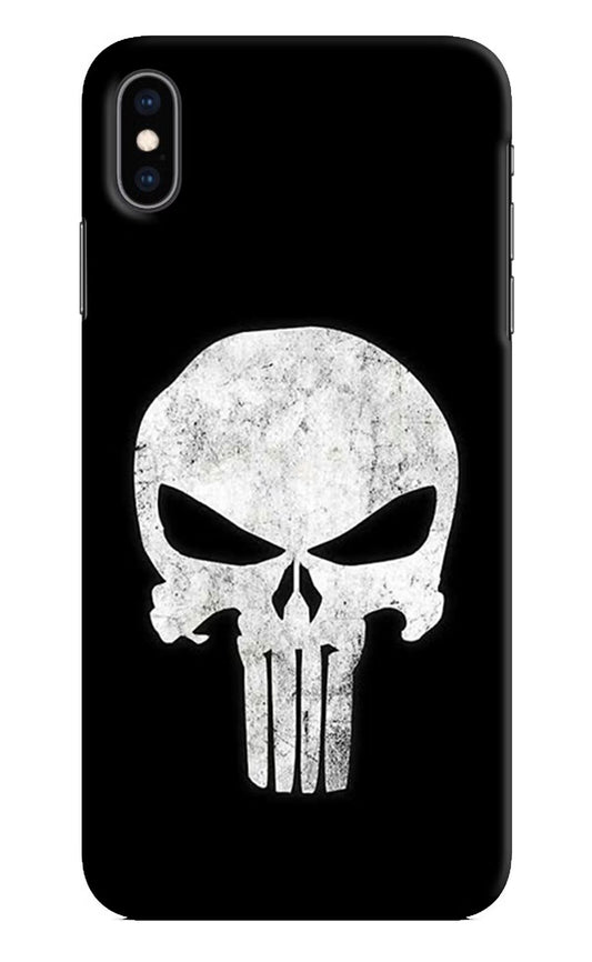 Punisher Skull iPhone XS Max Hard Case Back Cover by Casekaro