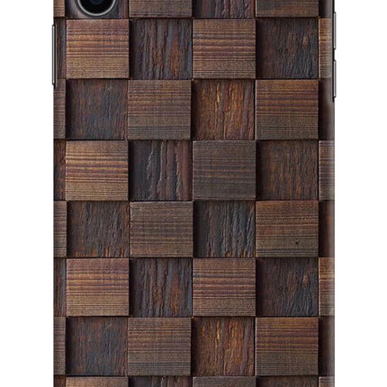 Wooden Cube Design iPhone XS Max Hard Case Back Cover by Casekaro
